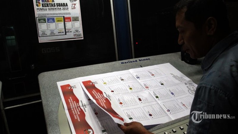 Detail Surat Suara Sah Pemilu 2019 Nomer 18