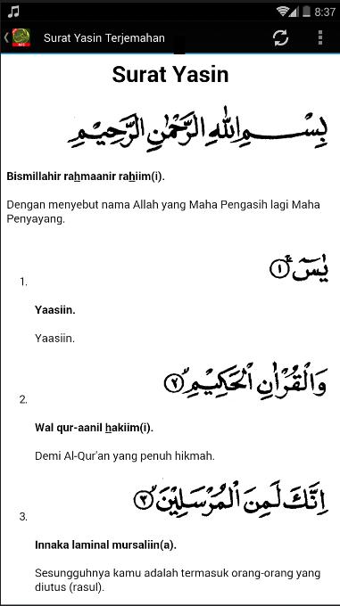 Detail Surat Surat Yasin Nomer 35