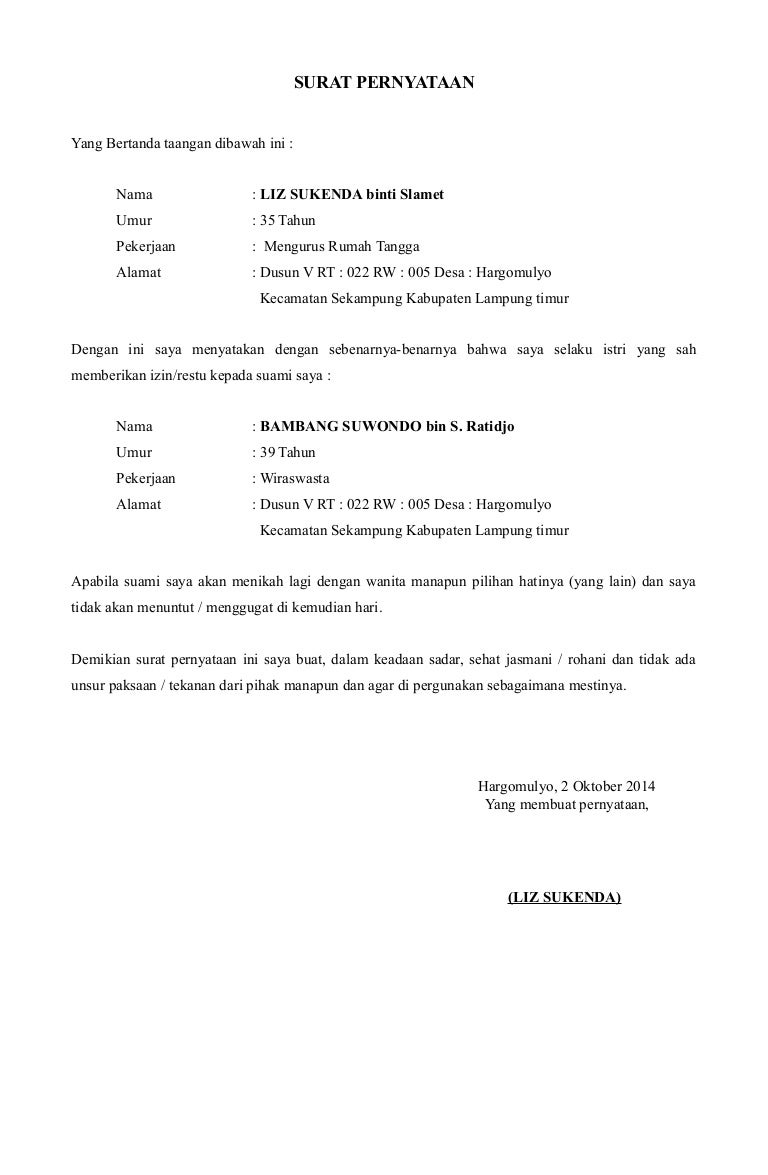 Detail Surat Talak Dari Suami Nomer 29