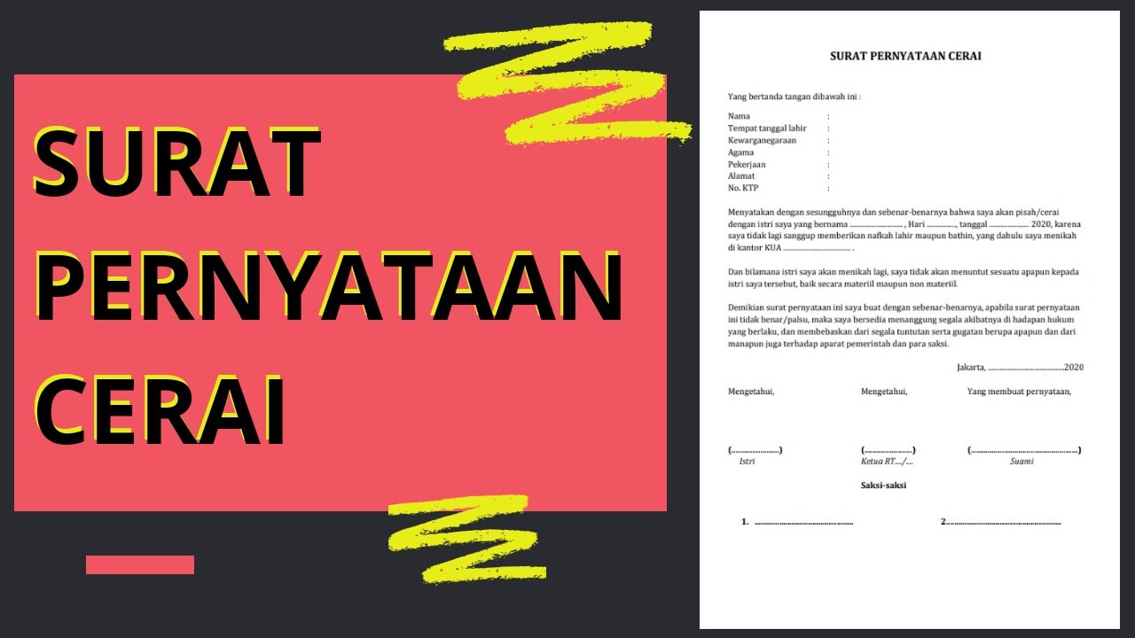 Detail Surat Talak Dari Suami Nomer 38
