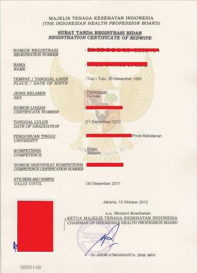 Detail Surat Tanda Registrasi Perawat Nomer 7