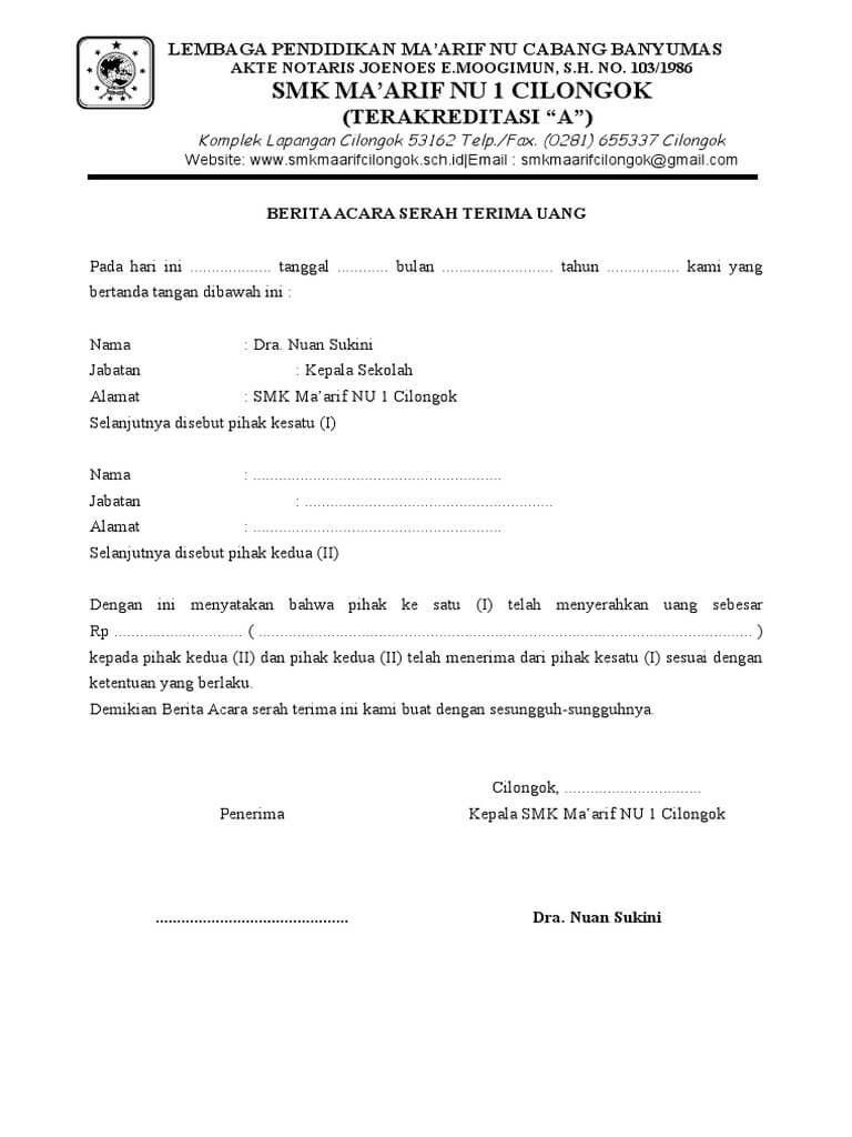 Detail Surat Tanda Terima Dokumen Nomer 19