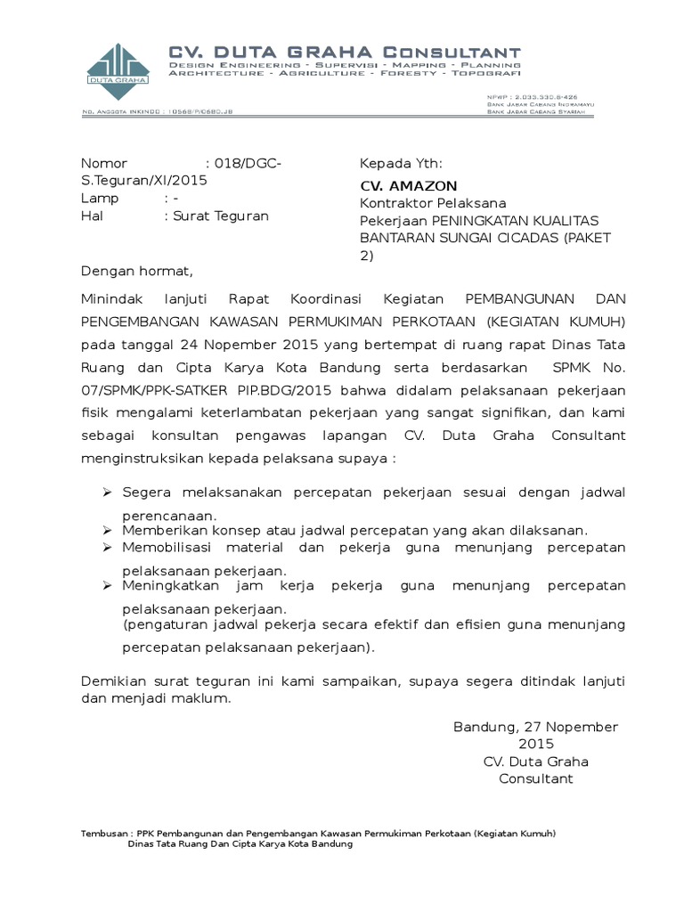 Detail Surat Teguran Pajak Nomer 24