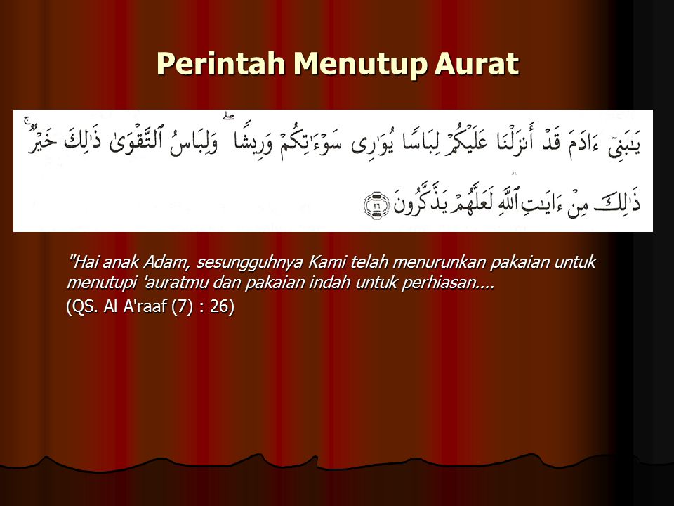 Detail Surat Tentang Menutup Aurat Nomer 8