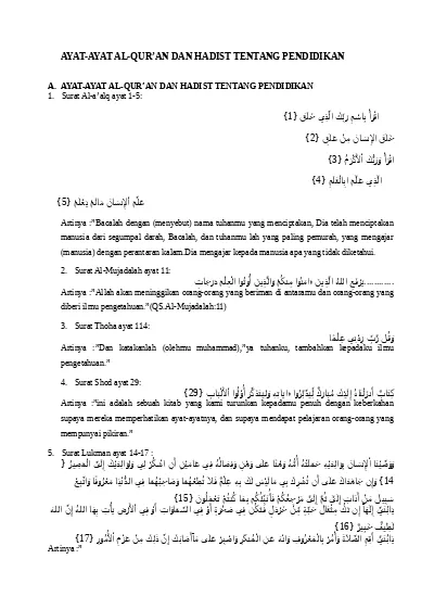 Detail Surat Tentang Pendidikan Nomer 5