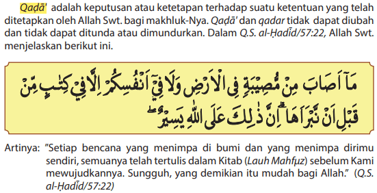 Detail Surat Tentang Qada Dan Qadar Nomer 23