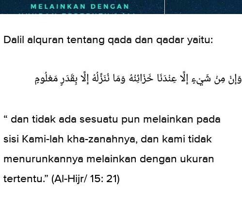 Detail Surat Tentang Qada Dan Qadar Nomer 4