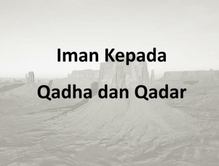 Detail Surat Tentang Qada Dan Qadar Nomer 34