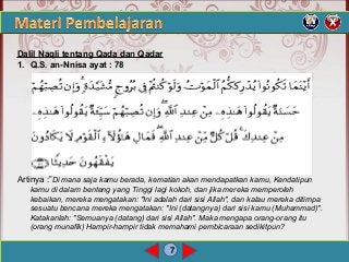 Detail Surat Tentang Qada Dan Qadar Nomer 5