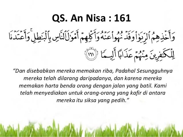 Detail Surat Tentang Riba Nomer 6