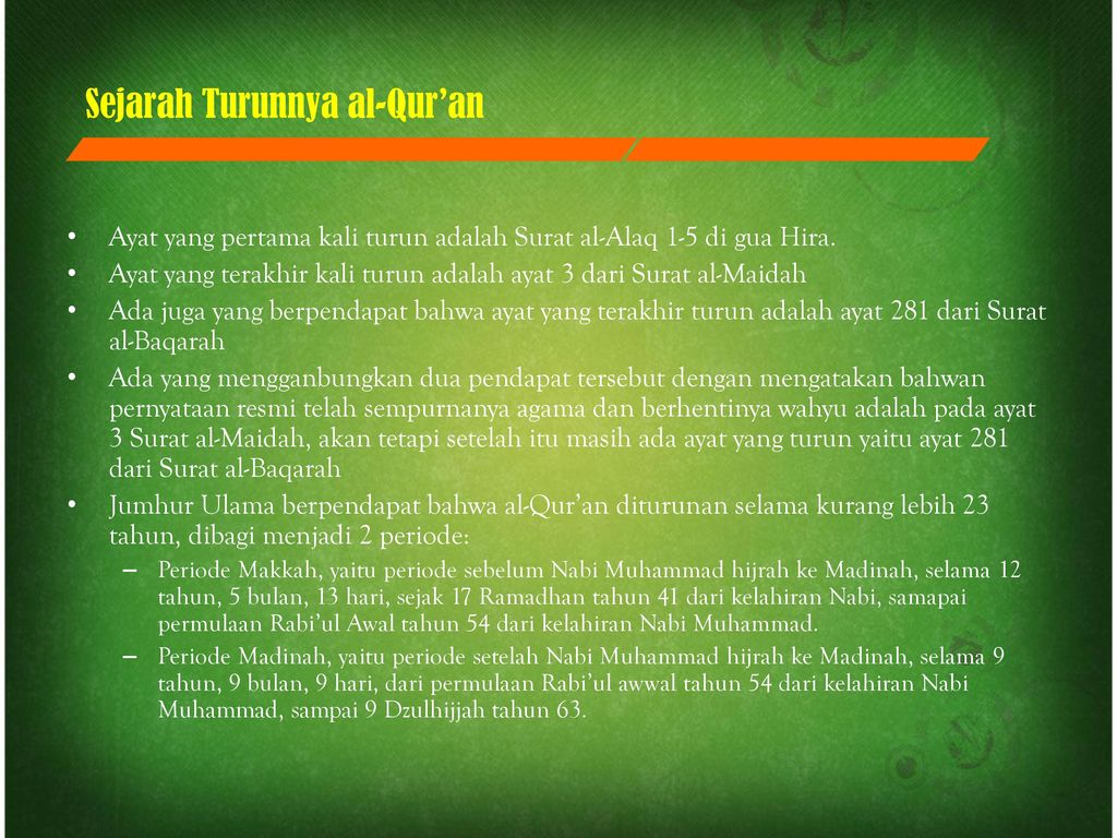 Detail Surat Terakhir Turun Nomer 34