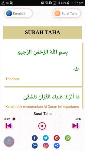 Detail Surat Thaha Ayat 1 5 Nomer 20