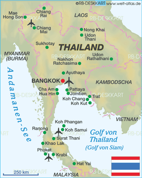 Detail Surat Thani Thailand Map Nomer 11