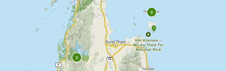 Detail Surat Thani Thailand Map Nomer 19