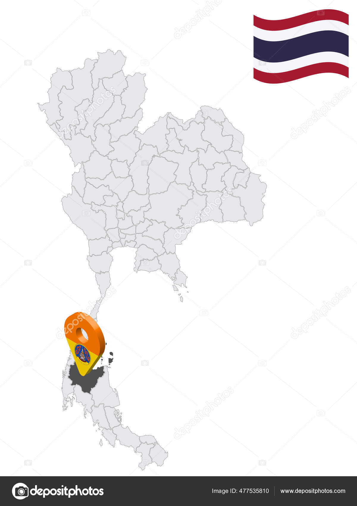 Detail Surat Thani Thailand Map Nomer 25