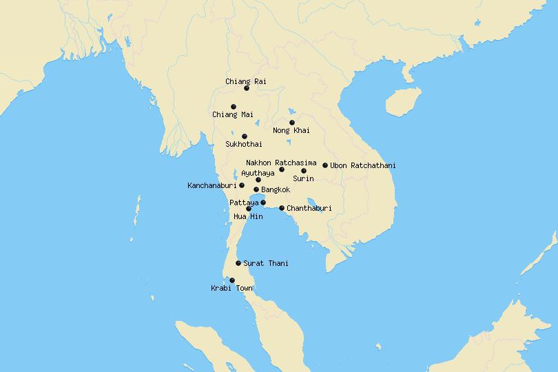 Detail Surat Thani Thailand Map Nomer 31