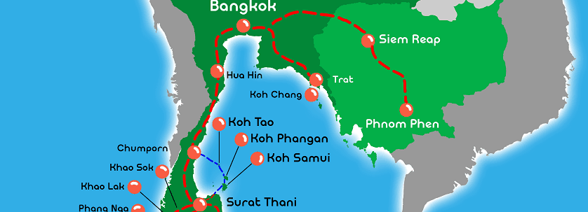 Detail Surat Thani Thailand Map Nomer 36