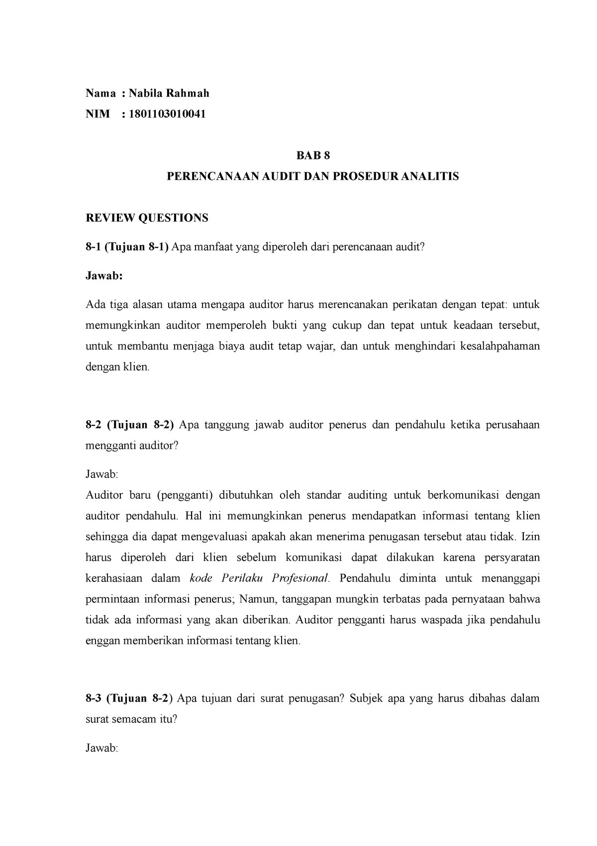 Detail Surat Tugas Audit Internal Nomer 25