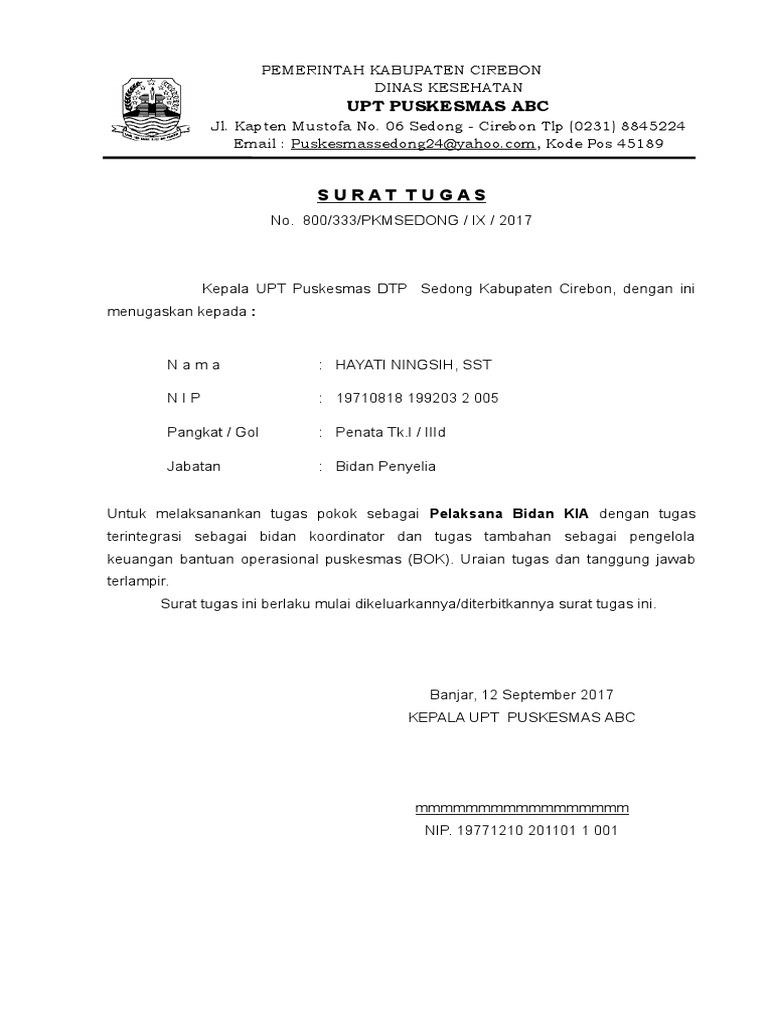 Detail Surat Tugas Audit Internal Nomer 7