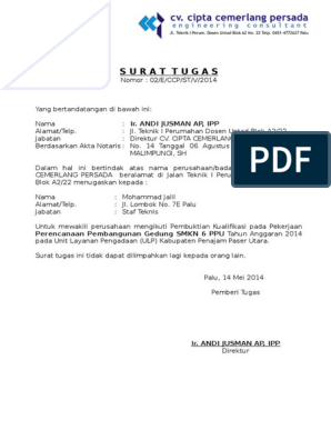 Detail Surat Tugas Doc Nomer 9