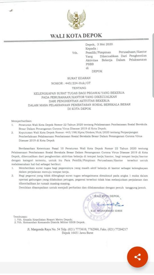 Detail Surat Tugas Kerja Nomer 36