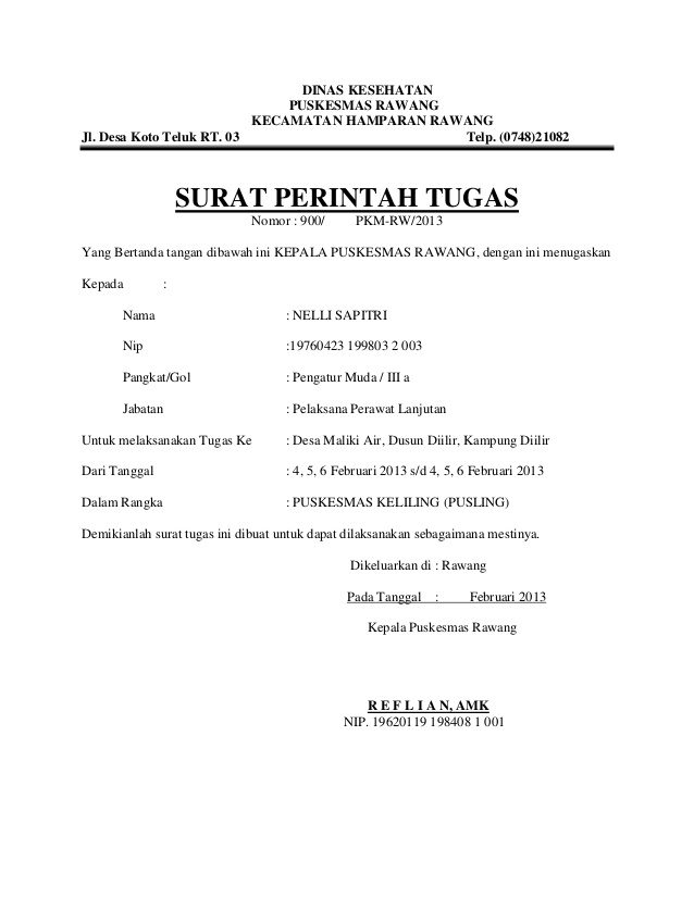 Detail Surat Tugas Wartawan Nomer 15