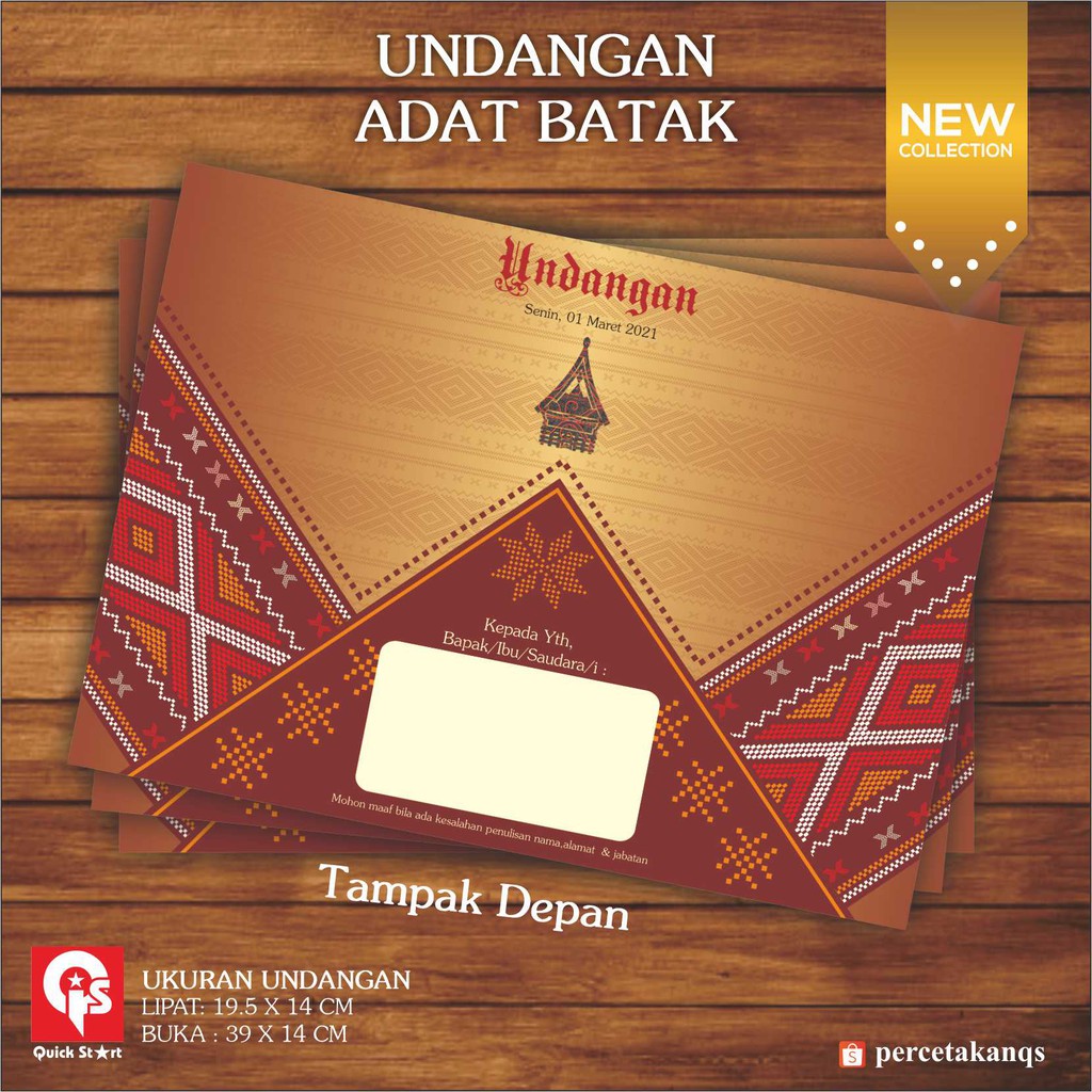 Detail Surat Undangan Pernikahan Batak Koleksi Nomer 33
