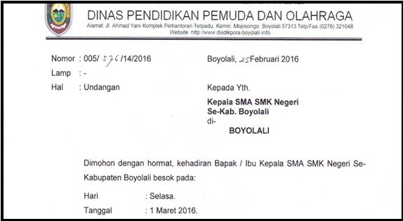 Detail Surat Undangan Pribadi Nomer 46