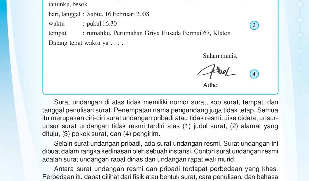 Detail Surat Undangan Pribadi Nomer 10