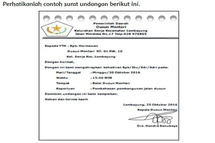 Detail Surat Undangan Resmi Dan Tidak Resmi Nomer 24