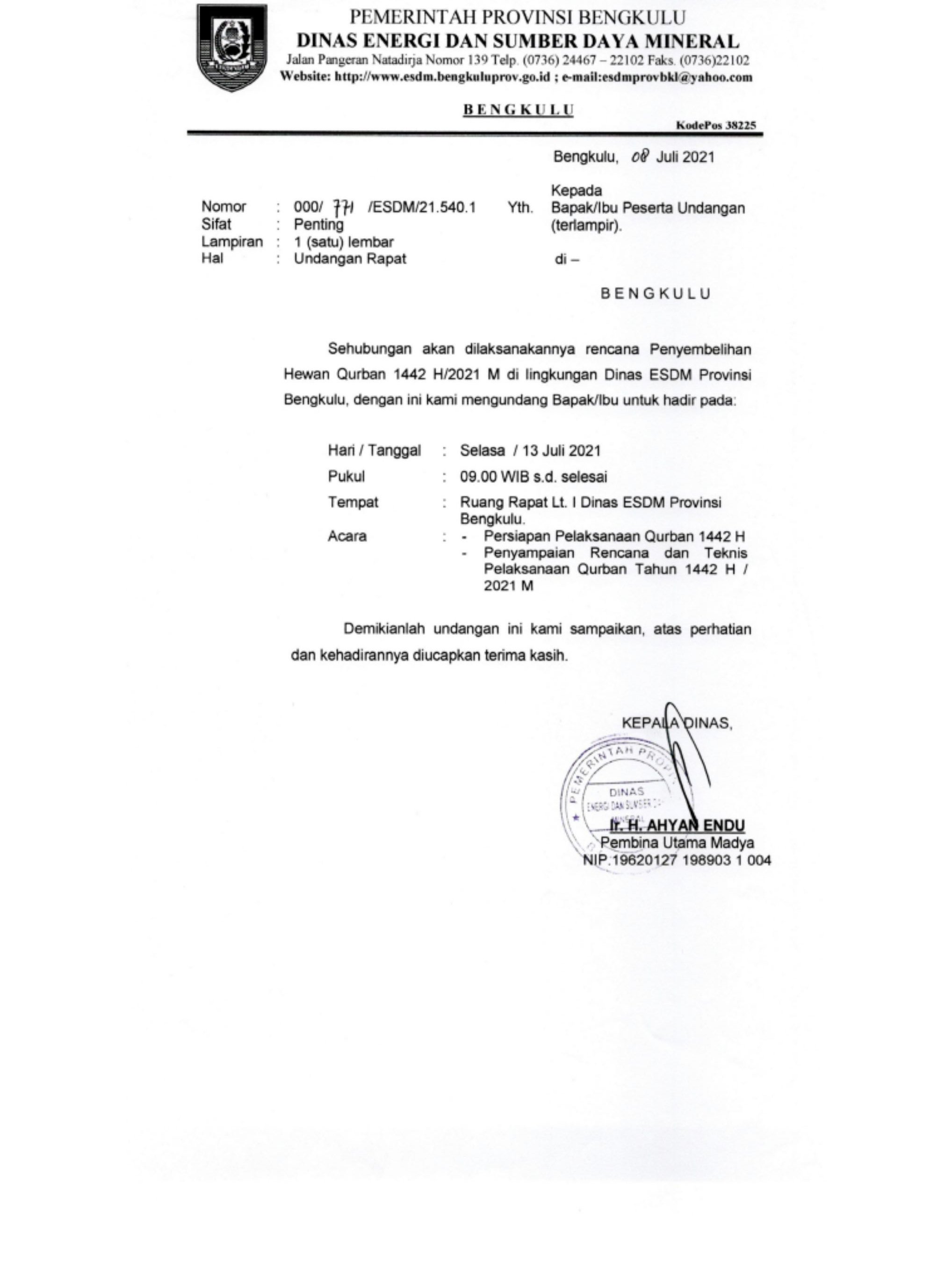 Detail Surat Undangan Resmi Dan Tidak Resmi Nomer 46