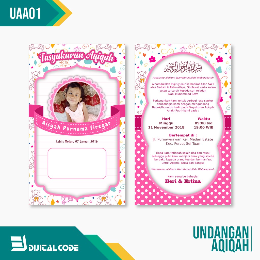 Detail Surat Undangan Syukuran Bayi Koleksi Nomer 19