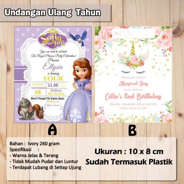 Detail Surat Undangan Ulang Tahun Nomer 9