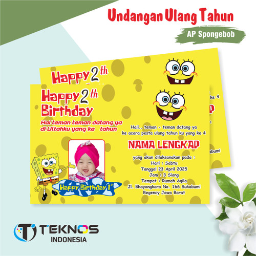 Detail Surat Undangan Ulang Tahun Anak Koleksi Nomer 48