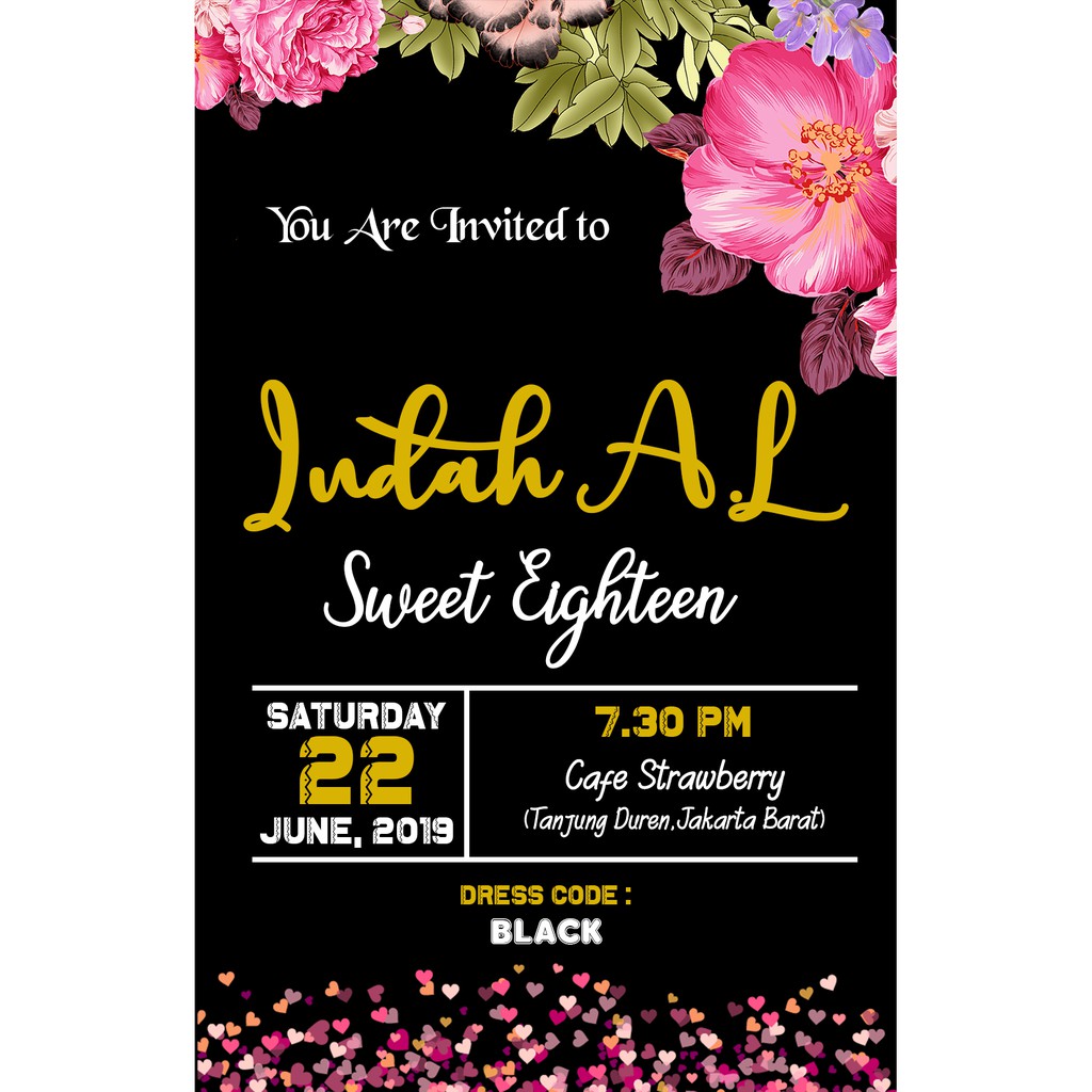 Detail Surat Undangan Ulang Tahun Dewasa Nomer 2
