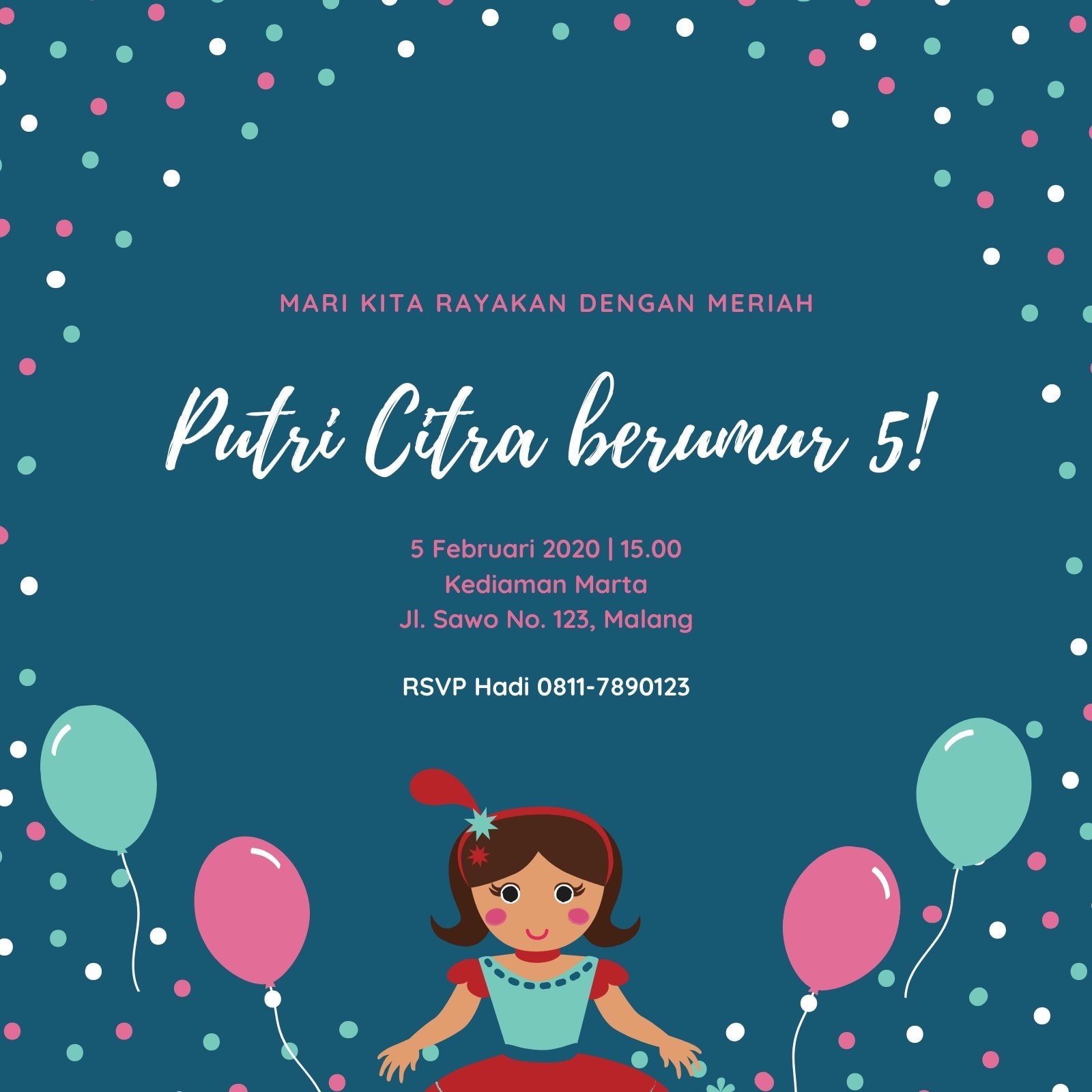 Detail Surat Undangan Ulang Tahun Dewasa Nomer 21