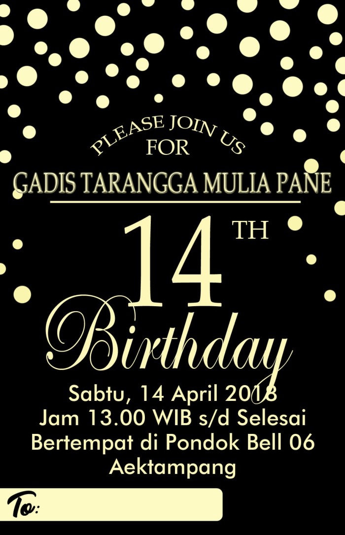 Detail Surat Undangan Ulang Tahun Dewasa Nomer 45
