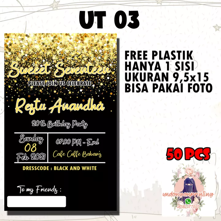 Detail Surat Undangan Ulang Tahun Dewasa Nomer 8
