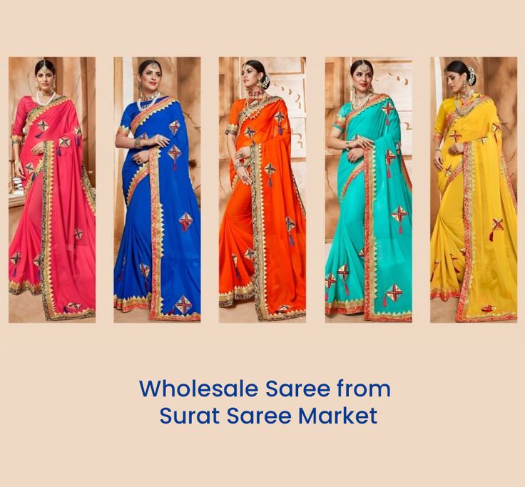 Detail Surat Wholesale Saree Market Nomer 9