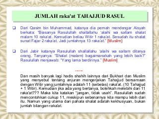 Detail Surat Yang Dibaca Pada Sholat Tahajud Nomer 54