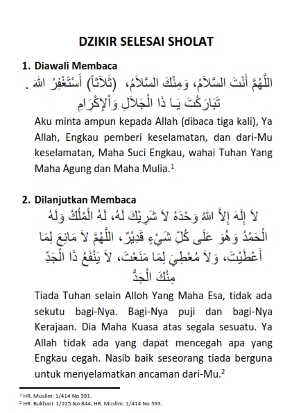 Detail Surat Yang Dibaca Setelah Sholat Dzuhur Nomer 25