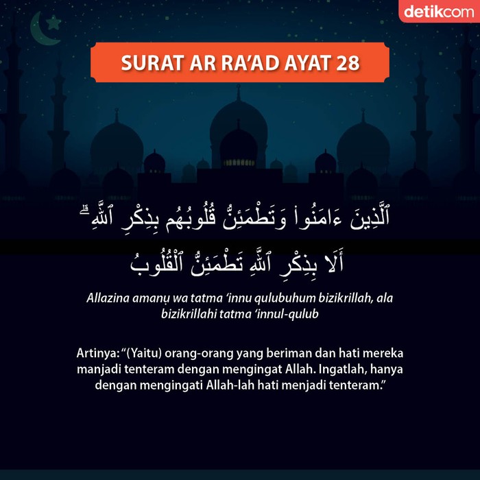 Detail Surat Yang Menenangkan Hati Nomer 6