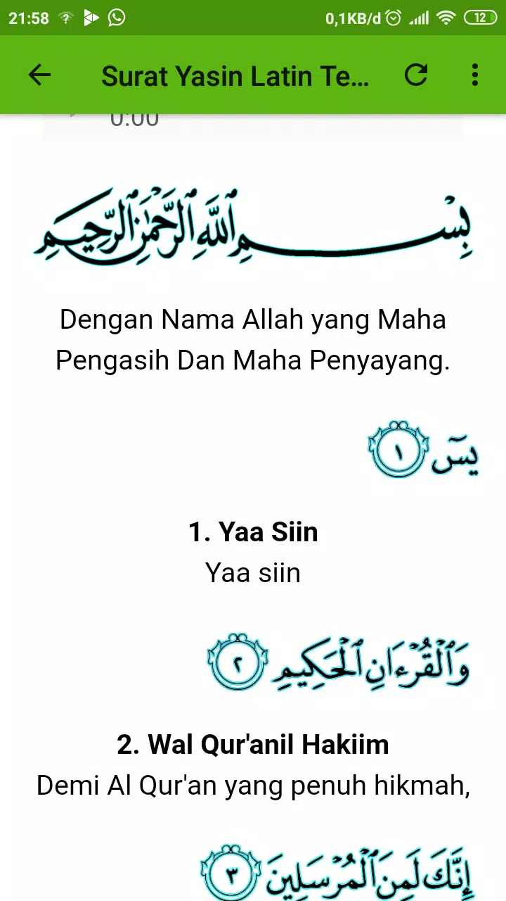 Detail Surat Yasin Dan Latin Nya Nomer 7