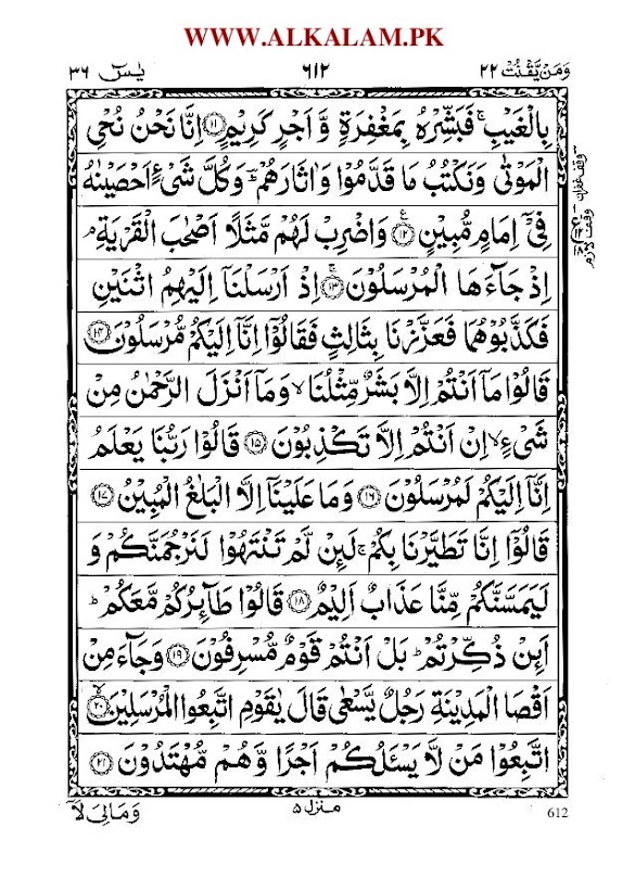 Detail Surat Yasin Komplit Nomer 54