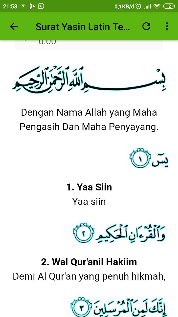 Detail Surat Yasin Latin Nomer 6