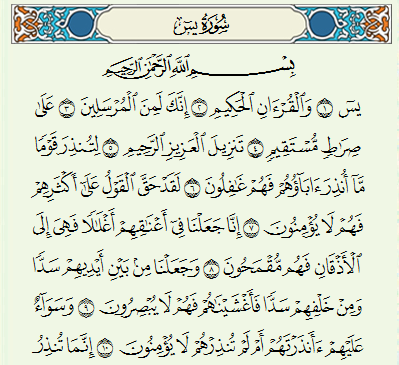 Surat Yasin Litequran - KibrisPDR