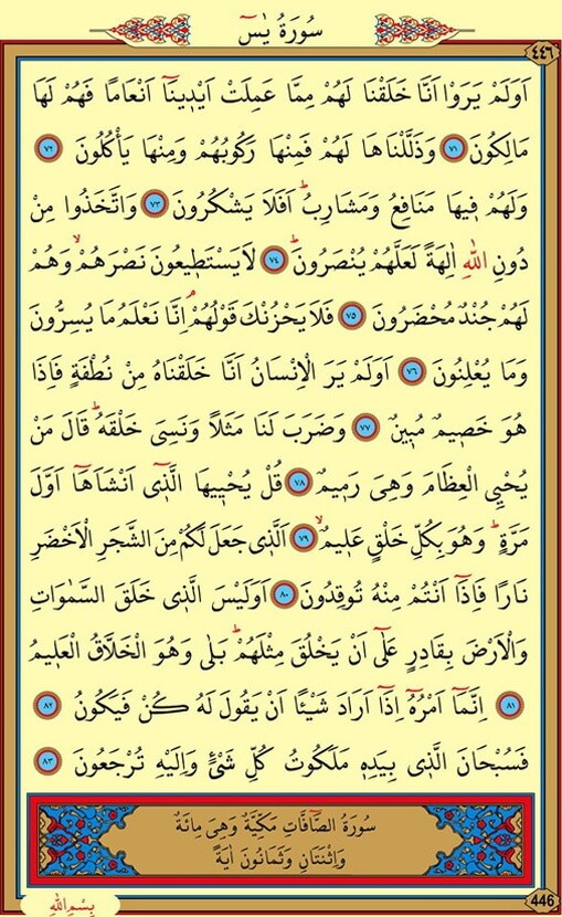 Detail Surat Yasin Litequran Nomer 52