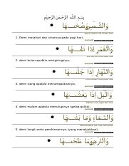 Detail Surat Yasin Litequran Nomer 10