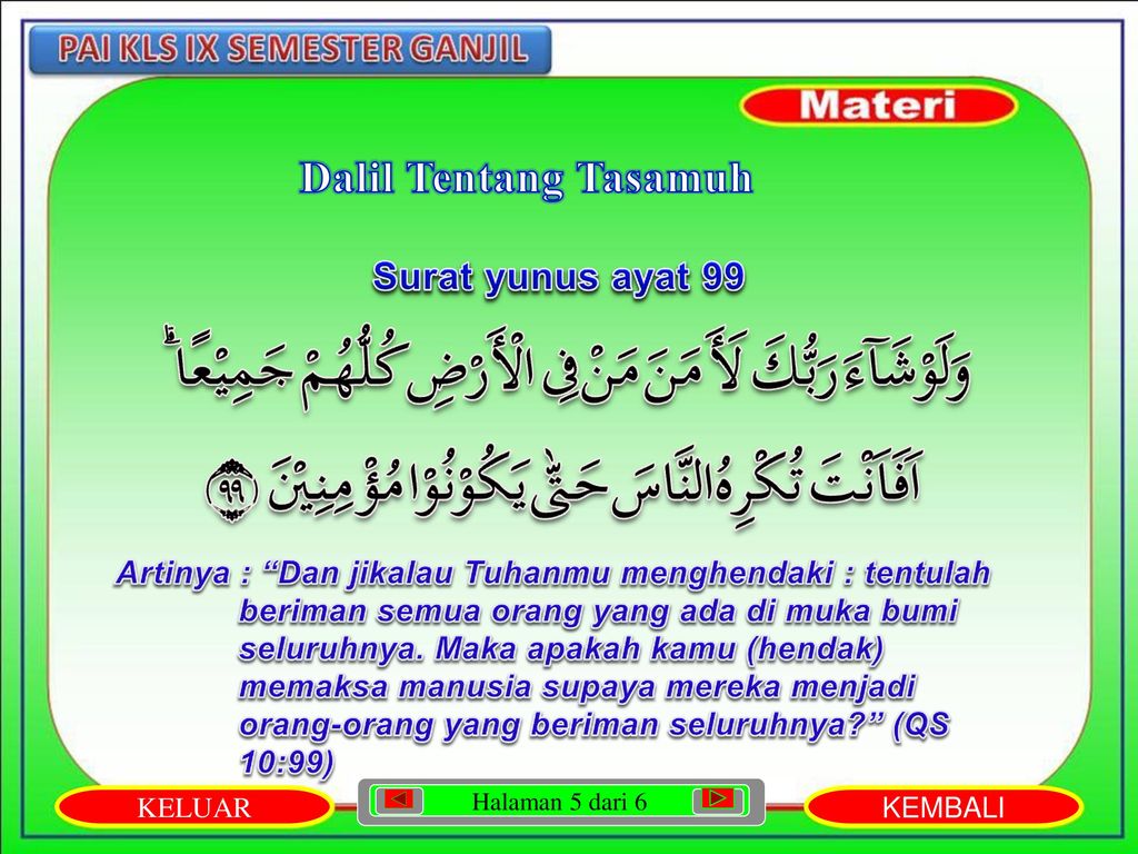 Detail Surat Yunus 99 Nomer 23