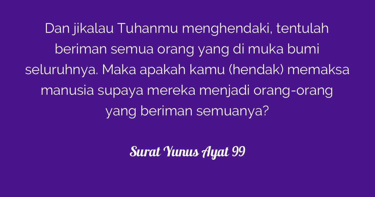 Detail Surat Yunus Ayat 99 Nomer 28